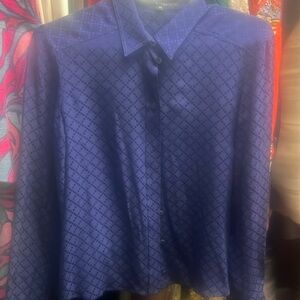 Gucci 100% SILK button down size 40